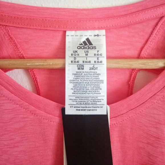 Adidas Women's Contemporary Tee - prime pink DU1321 - Picture 7 of 10